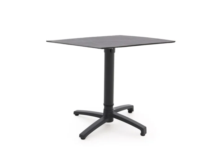 Bellagio tuinmeubelen Canzo klaptafel 80x80x73/109cm verstelbaar - Grijs
