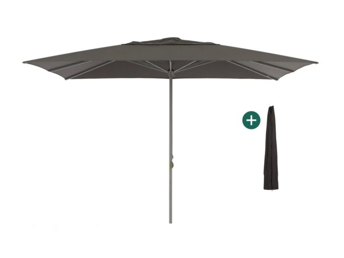 Shadowline Cuba parasol 400x300cm Laagste prijsgarantie! – Zwart