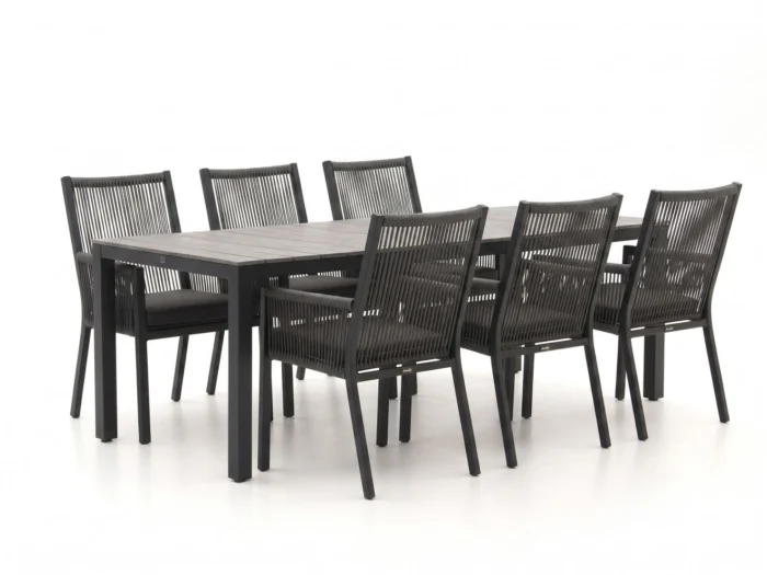 Manifesto Furniture Rivola/Fidenza 220cm dining tuinset 7-delig