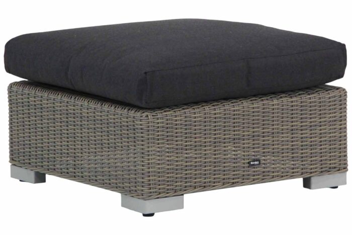 Garden Collections Cuba lounge voetenbank – Taupe-naturel-bruin