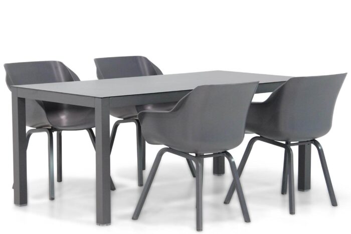 Hartman Sophie element/Madras 180 cm dining tuinset 5-delig – Grijs-antraciet
