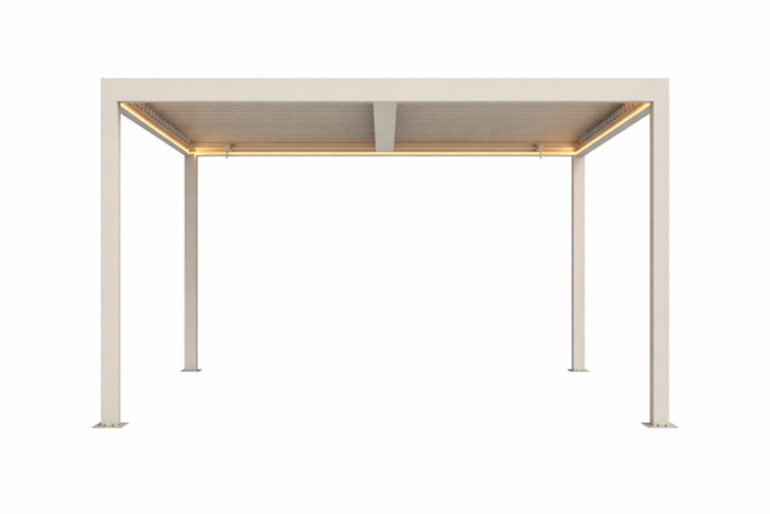Camello Alura pergola 300×300 cm loft – Taupe-naturel-bruin