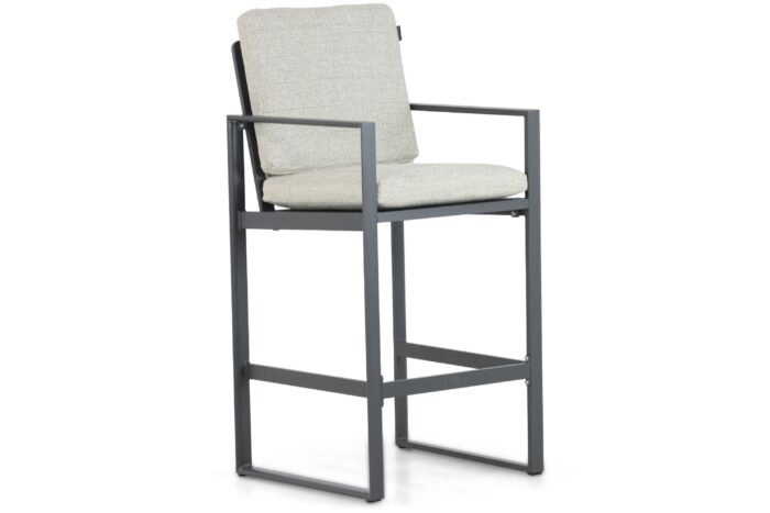 Lifestyle Garden Furniture Nuno barstoel – Grijs-antraciet