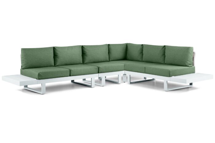 Lifestyle Garden Furniture Lorenzo hoek loungeset 6-delig – Wit
