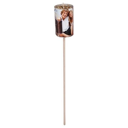 Hortus Strofakkel dia. 8×82 cm Fancy Flames – bruin