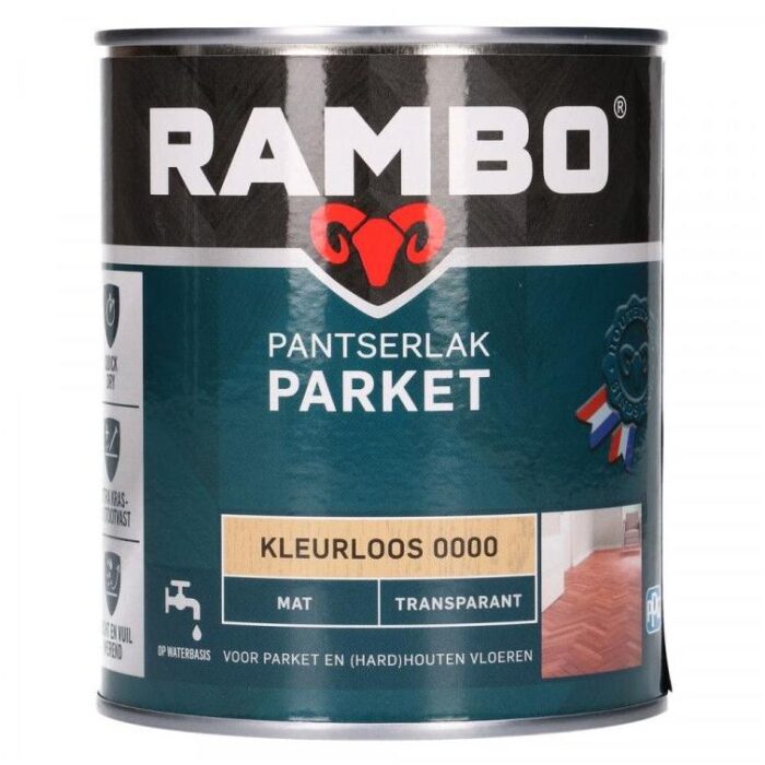 Rambo Pantserlak parket mat 0,75l