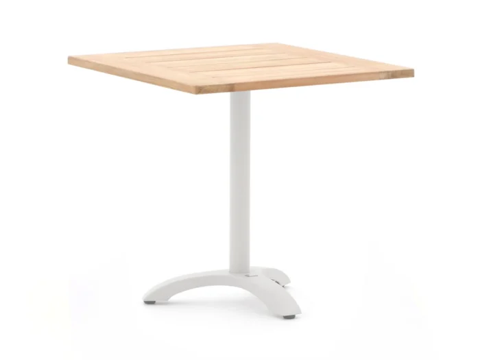 Bellagio tuinmeubelen Lisio tuintafel 80x80x75cm - Wit