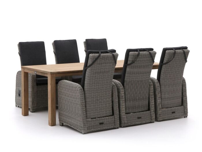 Intenso Furniture Intenso Umbria/ROUGH-S 220cm dining tuinset 7-delig verstelbaar Laagste prijsgarantie! – Bruin
