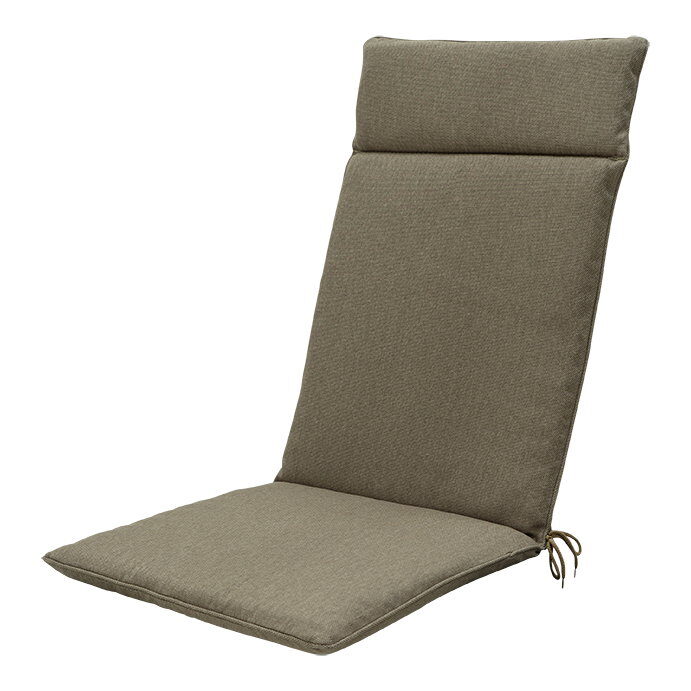 Madison Kussen hoog 50×120 Taupe eco natuurlijke buitenafwerking – bruin