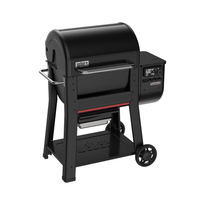 Weber Searwood 600 pelletgrill zwart BBQ