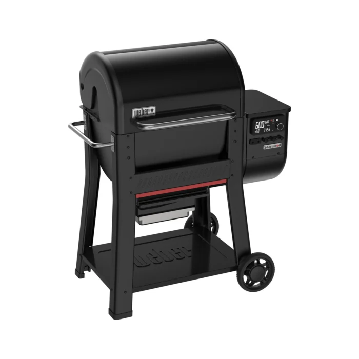 Weber Searwood 600 pelletgrill zwart BBQ