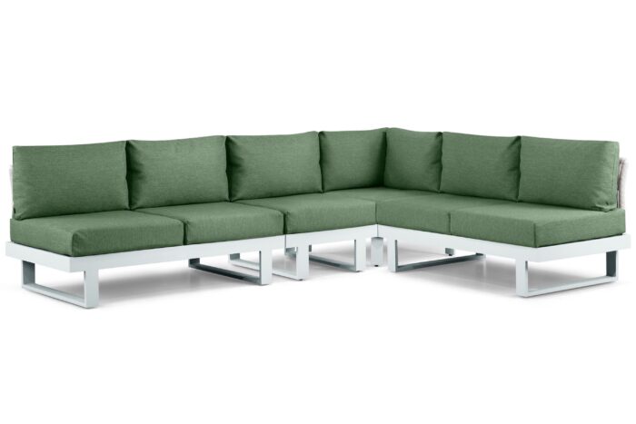 Lifestyle Garden Furniture Lorenzo hoek loungeset 4-delig – Wit