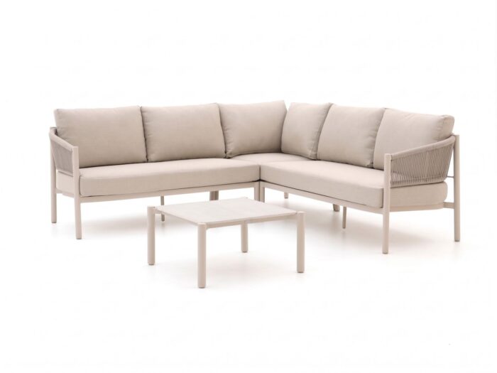 Bellagio tuinmeubelen + 10% kassakorting | Bellagio Panaro hoek loungeset 4-delig – Taupe