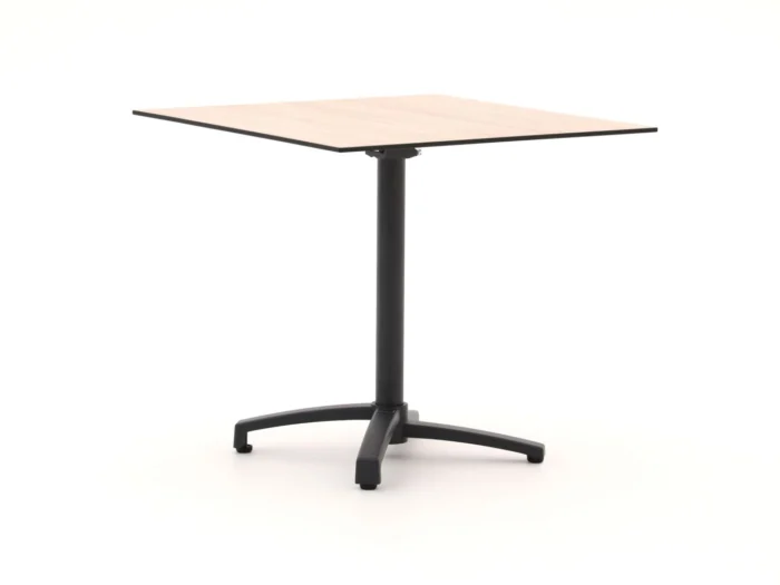Bellagio tuinmeubelen Canzo klaptafel 80x80x73cm - Grijs