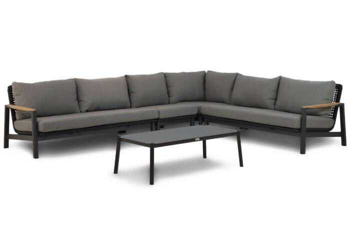 Coco Ralph/Rimini hoek loungeset 5-delig – Grijs-antraciet
