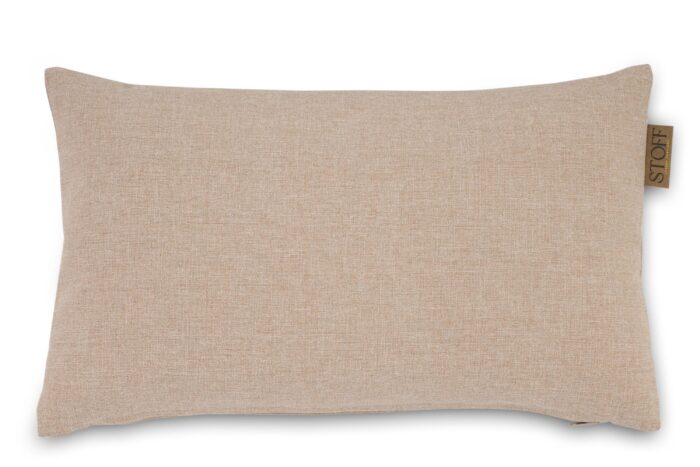 Stoff Misty Linen sierkussen 50 x 30 cm – Taupe-naturel-bruin
