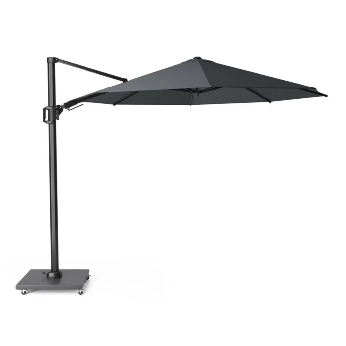 Platinum Challenger T² zweefparasol | Ø350cm rond | antraciet
