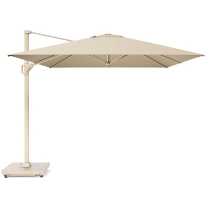 Platinum Challenger T¹ zweefparasol premium doek | 400x300cm | Champagne/Sandstone – Taupe – Naturel – Bruin, Beige