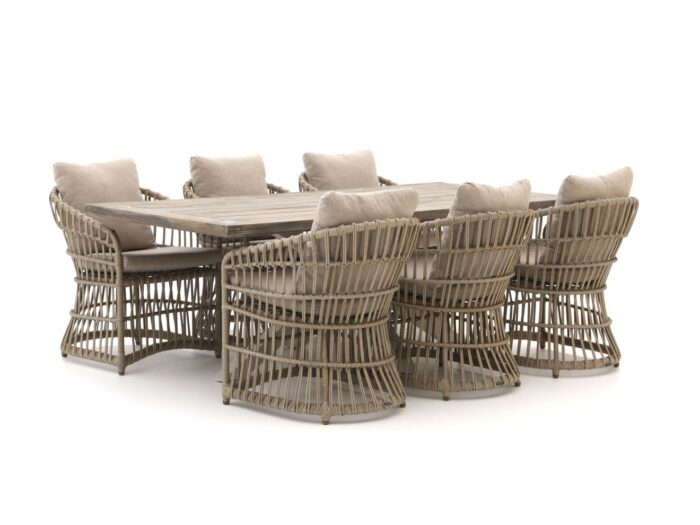 Intenso Furniture Cameri/Montorio 220cm dining tuinset 7-delig – Taupe