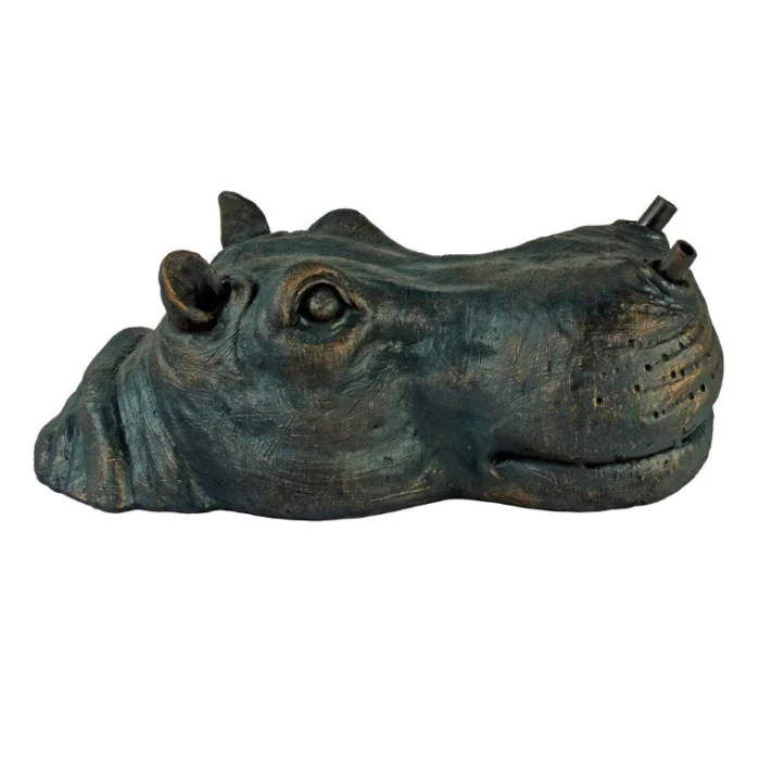 Ubbink Drijvende spuitfiguur Nijlpaard hoofd - bruin