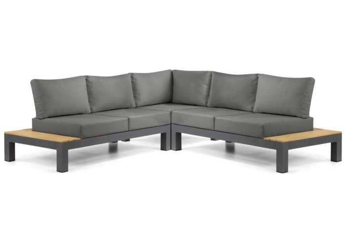 Lifestyle Garden Furniture Vittoria hoek loungeset 3-delig – Grijs-antraciet