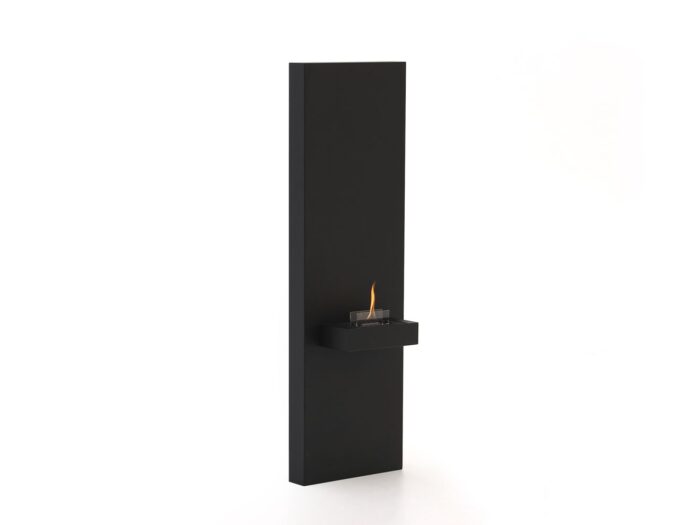 Tenderflame Rock 90 wandhaard 40×24,5x130cm Laagste prijsgarantie! – Zwart