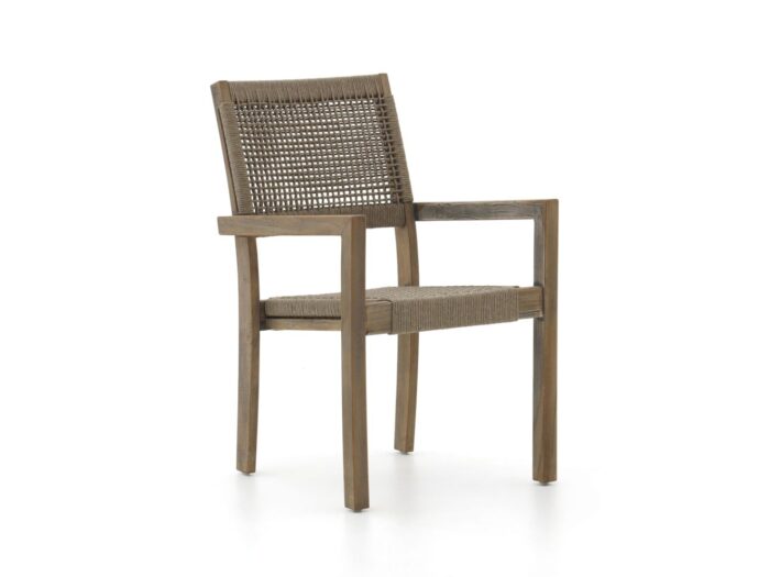 ROUGH Furniture Batang Rope dining tuinstoel stapelbaar – Grijs