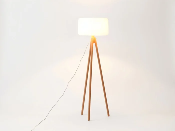 New Garden Chloe staande buitenlamp led dimbaar met kabel ø 43cm (h: 140cm) - Wit