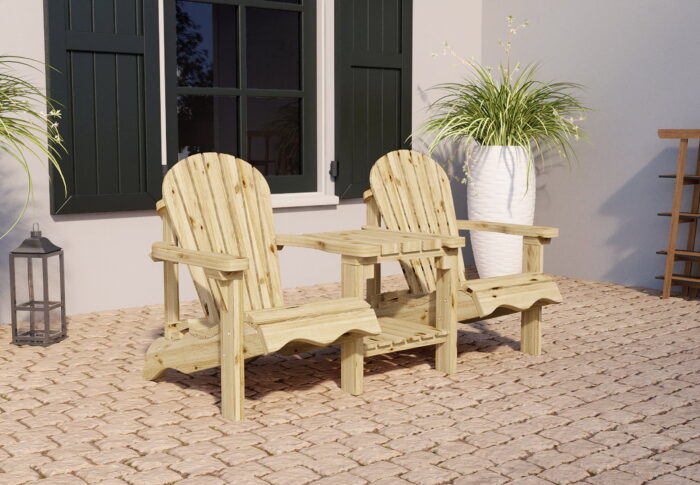 Tuindeco Loveseat Parijs – hout