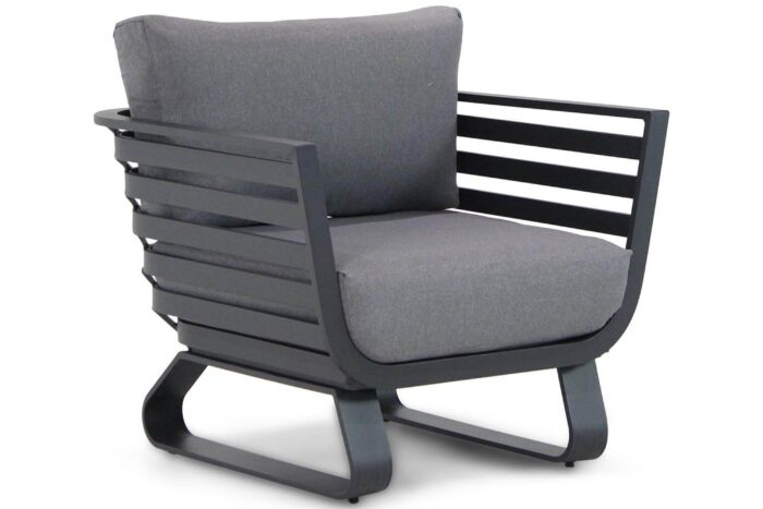 Santika Furniture Sovita lounge tuinstoel – Grijs-antraciet