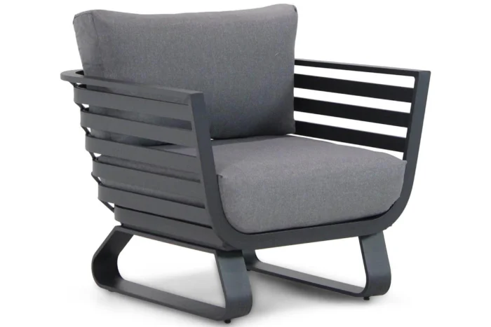 Santika Furniture Sovita lounge tuinstoel - Grijs-antraciet