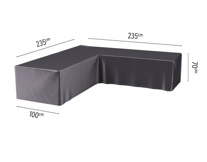 Aerocover Hoes loungeset hoek 235 x 235 x 100 x 70 cm - grijs