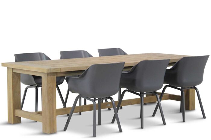 Hartman Sophie element/Fourmile 260 cm dining tuinset 7-delig – Grijs-antraciet