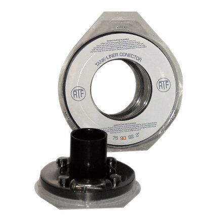 Aquadistri Tank/folie connector prof 63mm – grijs