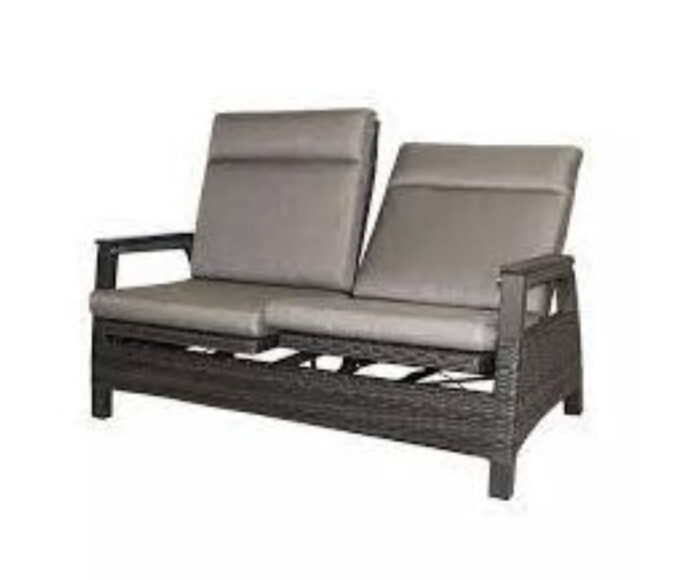 Buitengewoon de boet Paruguay Loungebank 151 x 75 x 100 cm – bruin