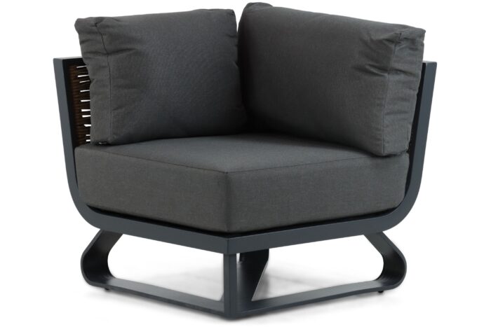 Santika Furniture Tika hoek module – Grijs-antraciet