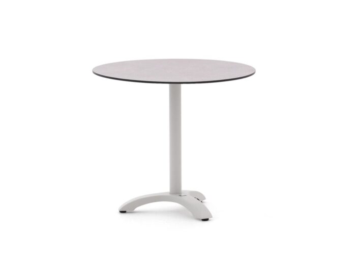 Bellagio tuinmeubelen Lisio tuintafel ø80cm (h:73cm) – Wit
