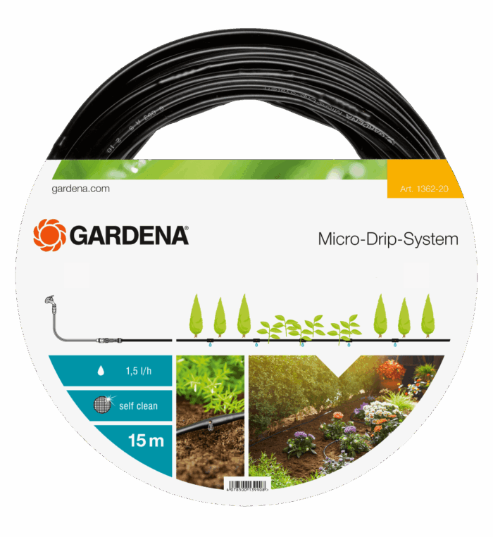 Gardena Bovengrondse druppelbuis 4,6 mm (3/16″) 15m