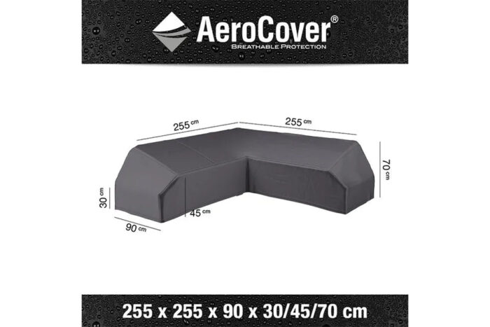 Platinum AeroCover | Loungesethoes 255 x 255 x 90 x 30-45-70(h) | L-Platform