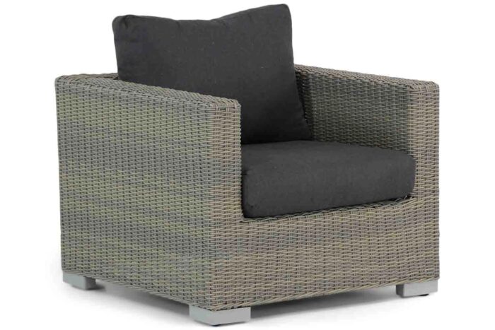 Garden Collections Cuba lounge tuinstoel – Taupe-naturel-bruin