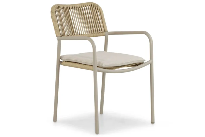 Coco Penya dining tuinstoel - Taupe-naturel-bruin