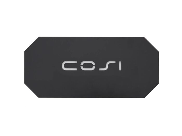 Cosi Coverplate t.b.v. Straight glass set – Zwart