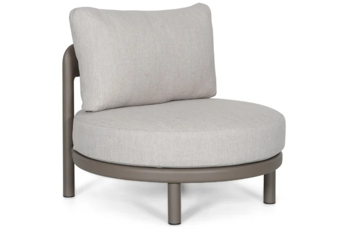 Santika Furniture Wave lounge tuinstoel - Taupe-naturel-bruin