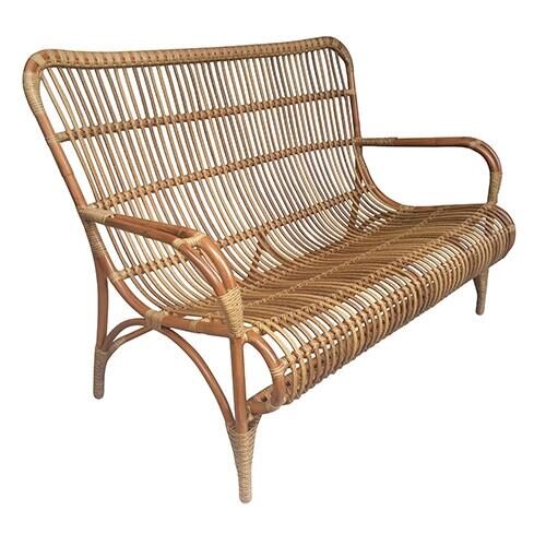 Buitengewoon de boet Tahiti Loungebank Bamboo 122 cm – bruin