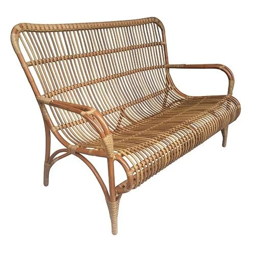 Buitengewoon de boet Tahiti Loungebank Bamboo 122 cm - bruin