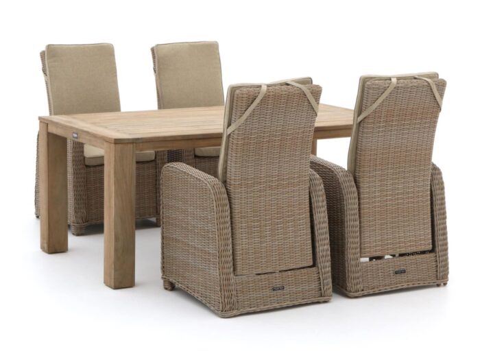 Intenso Furniture Intenso Umbria/ROUGH-X 180cm dining tuinset 5-delig verstelbaar Laagste prijsgarantie! – Bruin