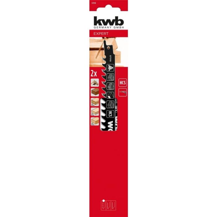 Kwb Schrobzaagblad. hout 240 2st