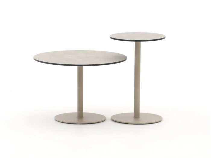 Tierra Outdoor Solea loungetafelset 2-delig - Taupe