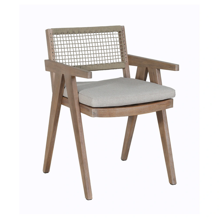 Buitengewoon de boet Piet Diningstoel – bruin