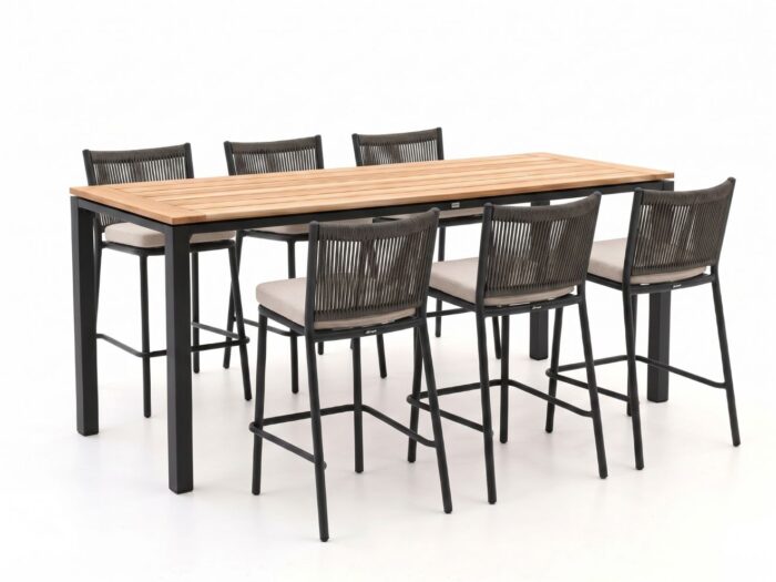 Manifesto Furniture Idro/Linosa 225cm barset 7-delig stapelbaar